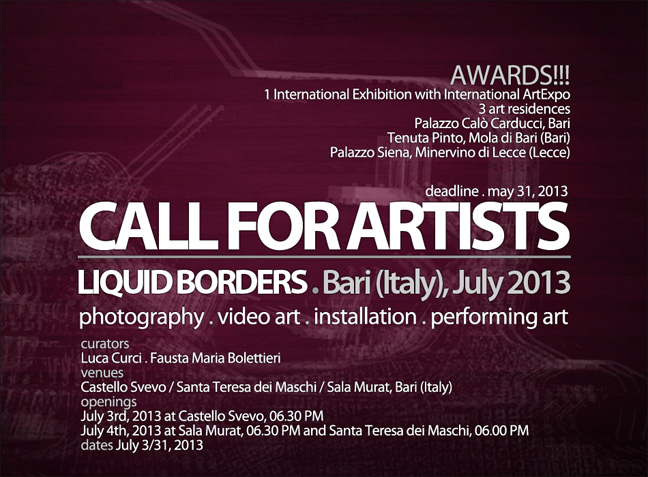 Call for Artists: LIQUID BORDERS